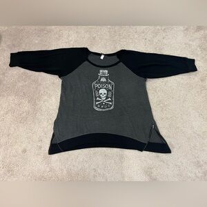 Torrid “Pick Your Poison” 3/4 Sleeve Top